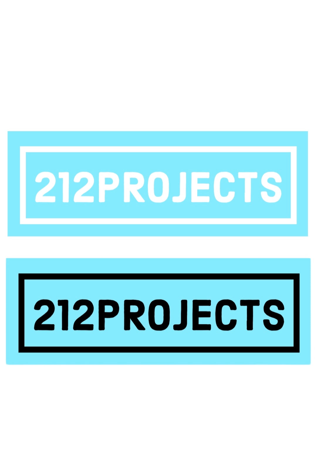 212PROJECTS RECTANGLE VINYL DECAL
