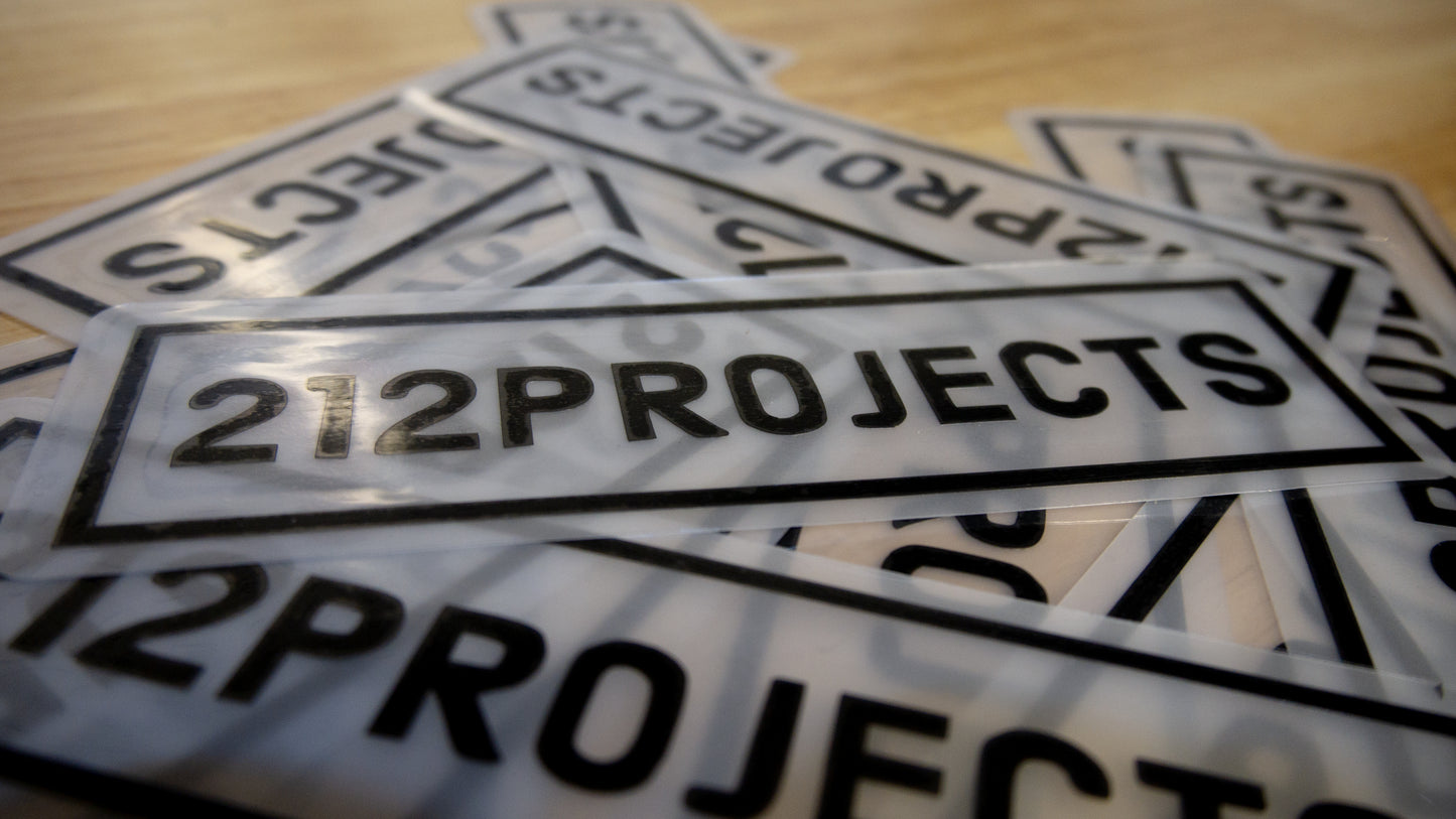 212PROJECTS RECTANGLE VINYL DECAL