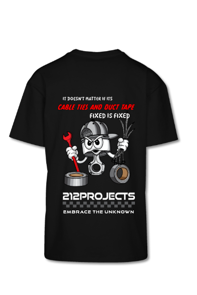 212PROJECTS 'FIXED IS FIXED' OVERSIZED TEE